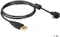DeLOCK USB-A 2.0 auf USB 2.0 Micro-B Adapterkabel, 1m, gewinkelt 180° Vorschaubild
