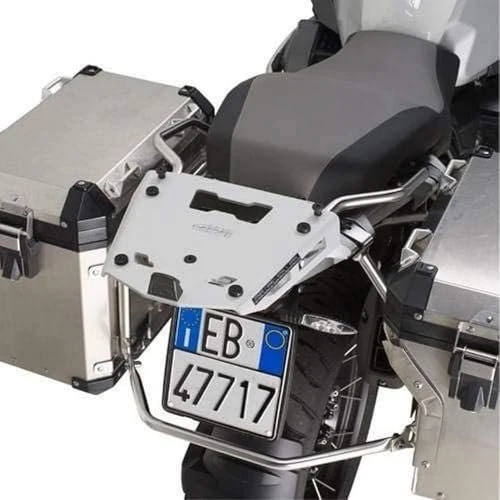 Givi SRA5112 Aluminium Gepäckträgerplatte Monokey silber