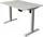 Kerkmann Move 1 elektrisch höhenverstellbarer Sitz-Steh-Schreibtisch 120x80cm grau/silber (2266)