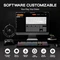 Epomaker TH108 Wireless, schwarz, LEDs RGB, hot-swap, Epomaker Creamy Jade, USB/Bluetooth, US Vorschaubild