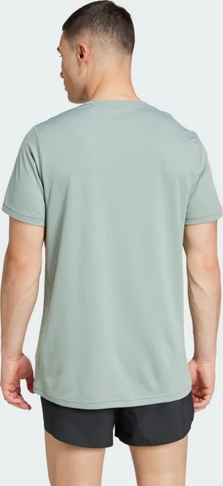 adidas Run It Laufshirt kurzarm silver green (Herren)