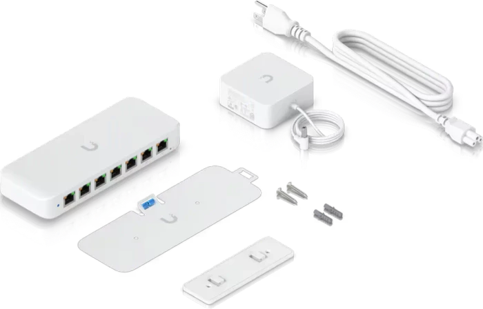 Ubiquiti UniFiSwitch Ultra Desktop Gigabit Smart Switch, 8x RJ-45, 60W PoE++