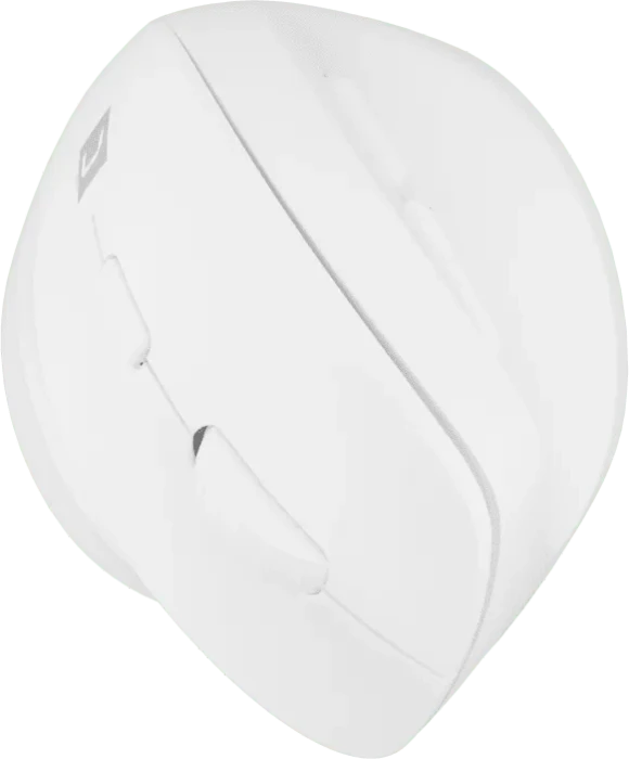 Natec Crake 2 Vertical Wireless Mouse weiß, USB/Bluetooth