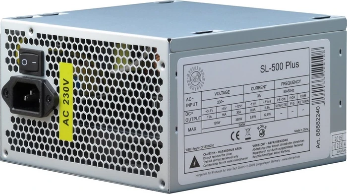 Inter-Tech SL-500 Plus 500W, ATX 2.4