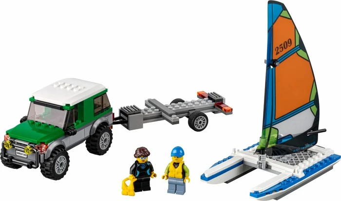 LEGO City - Geländewagen mit Katamaran