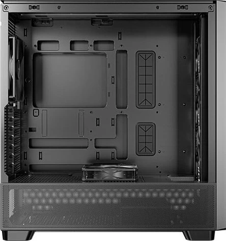 Antec Flux, schwarz/braun, Glasfenster