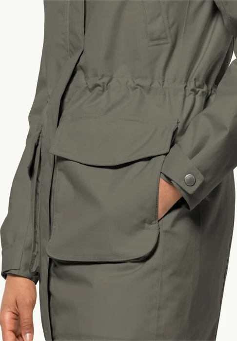 Jack Wolfskin Winterfrost Ins Funktionsmantel dusty olive (Damen)
