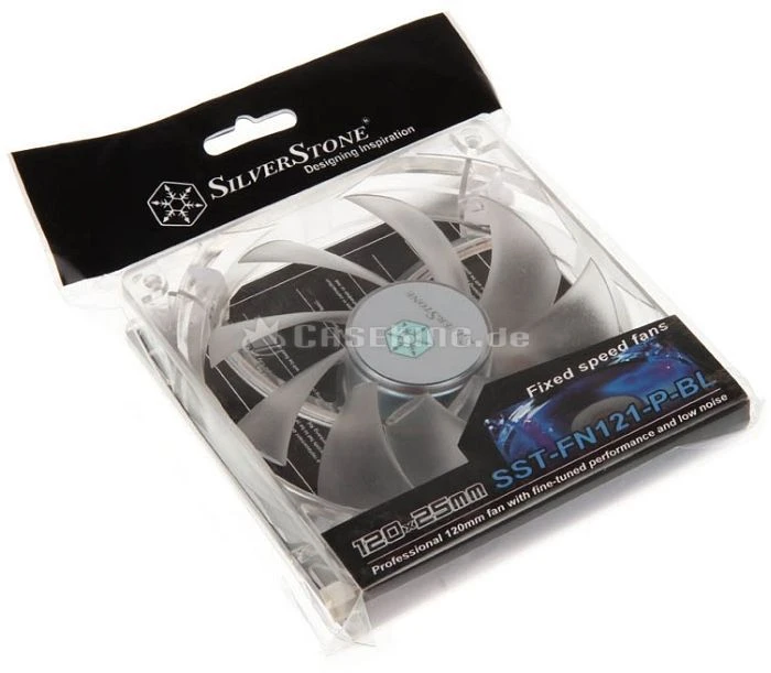 SilverStone FN121-P-L blau, 120mm