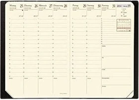 Quo Vadis Kalender Ersatzeinlage Wochenansicht 2026, 100x150mm