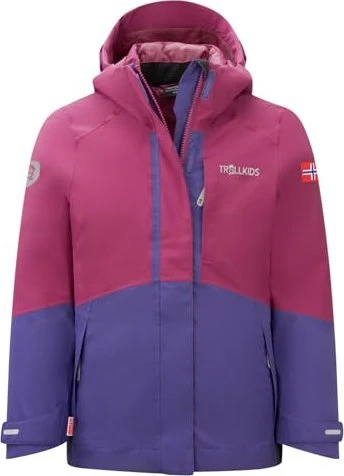 Trollkids Skanden 3in1 Funktionsjacke bright berry (Junior)