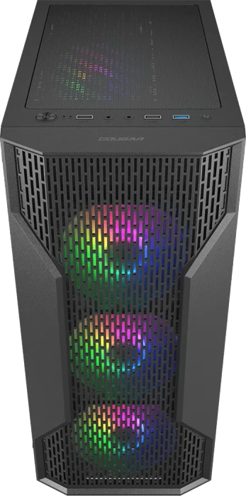 Cougar MX110 RGB, System Build Version, Glasfenster