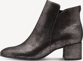 Tamaris Essentials Leder Stiefelette metallic (Damen)