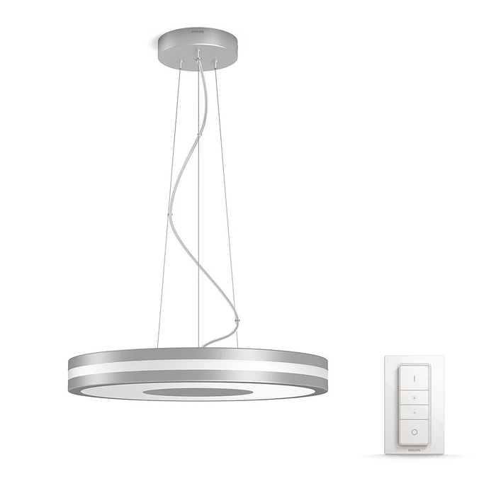 Philips Hue White Ambiance Being Pendelleuchte alu