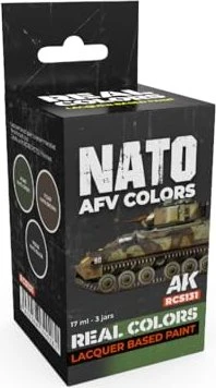 AK-Interactive 2nd Gen Real Colors NATO AFV Colors Farbset, 3-tlg.