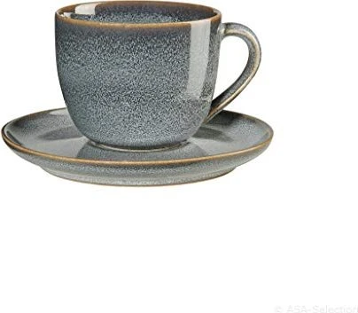 ASA Selection Saisons Cappuccinotasse mit Untertasse denim, 2-tlg.