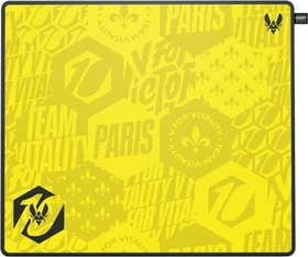 Cherry Xtrfy GP5 Vitality 10th Anniversary Edition Large Gaming Mauspad, 460x400mm, gelb/schwarz