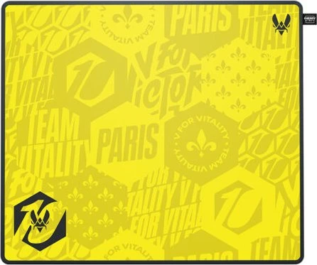 Cherry Xtrfy GP5 Vitality 10th Anniversary Edition Large Gaming Mauspad, 460x400mm, gelb/schwarz