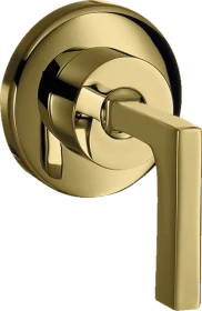 Hansgrohe Axor Citterio Absperrventil Unterputz mit Hebelgriff polished brass