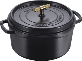 Zwilling Staub Cocotte Buster+Punch Schmortopf rund 28cm 6.7l schwarz