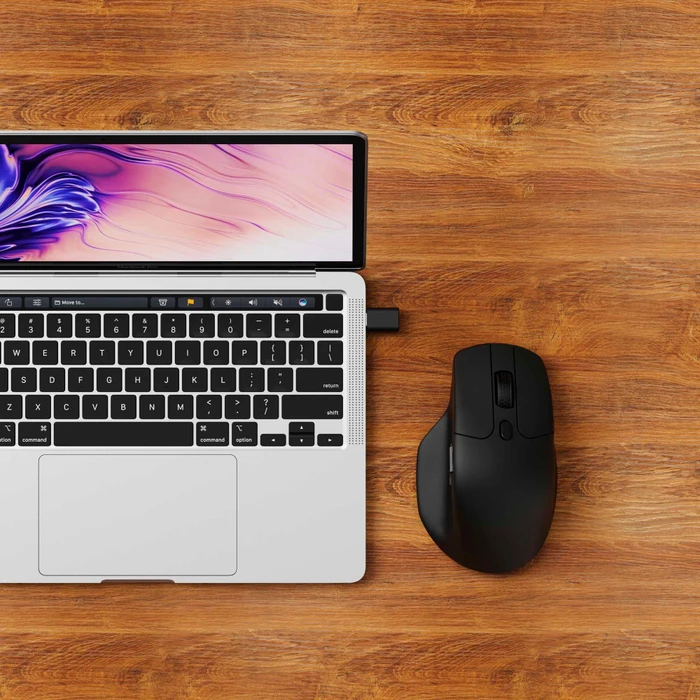 Keychron M6 Wireless Mouse schwarz, 1K PixArt 3395, USB/Bluetooth