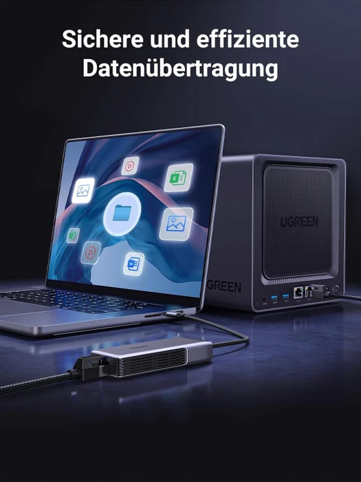 Ugreen USB-C 5G LAN Adapter, USB-C 3.1 [Stecker]