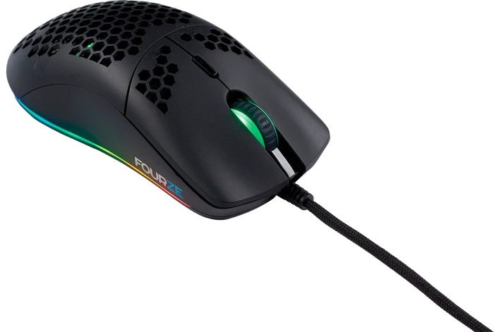 FourZE GM800 Gaming Mouse schwarz, USB