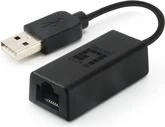 LevelOne LAN-Adapter, RJ-45, USB-A 2.0 [Stecker] (USB-0301)