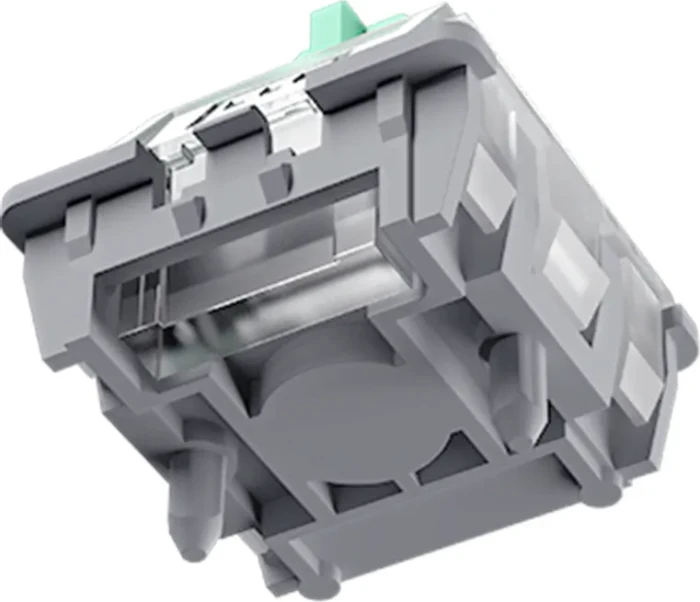 Wooting 60HE v2 Gaming Tastatur, Bright Silver, LEDs RGB, Aluminium, Lekker Tikken Medium, USB, US