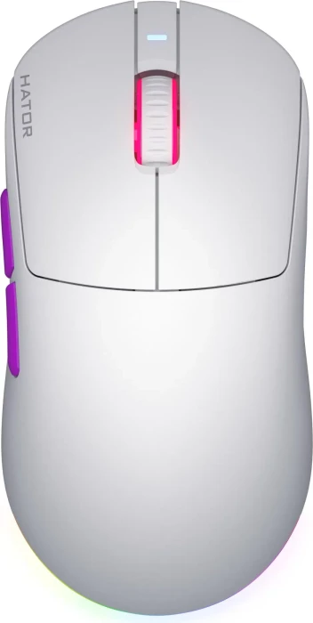 Hator Quasar 3 Ultra 8K Wireless Gaming Mouse weiß, USB/Bluetooth