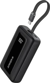 Anker Zolo Power Bank (20K, 30W, Built-In USB-C Cable) schwarz