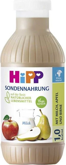 Hipp Sondennahrung normokalorisch Milch, Apfel & Birne, 6l (12x 500ml)