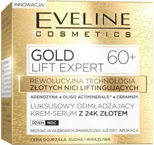 Eveline Cosmetics Gold Lift Expert 60+ Creme-Serum, 50ml