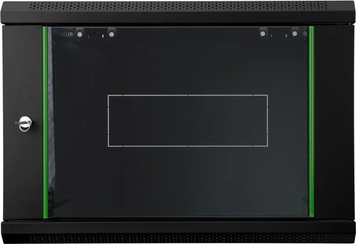 Digitus Professional Dynamic Basic Serie Wandschrank 16HE, Sicherheitsglastür, IP2X, schwarz, 450mm tief