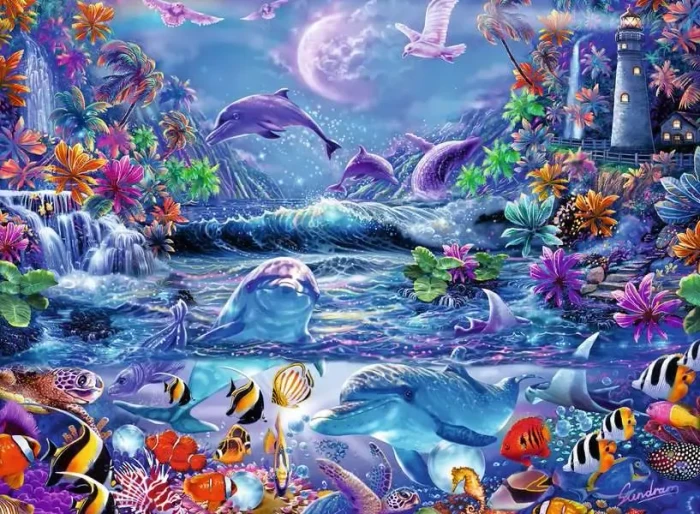 Ravensburger Puzzle Im Zauber des Mondlichts
