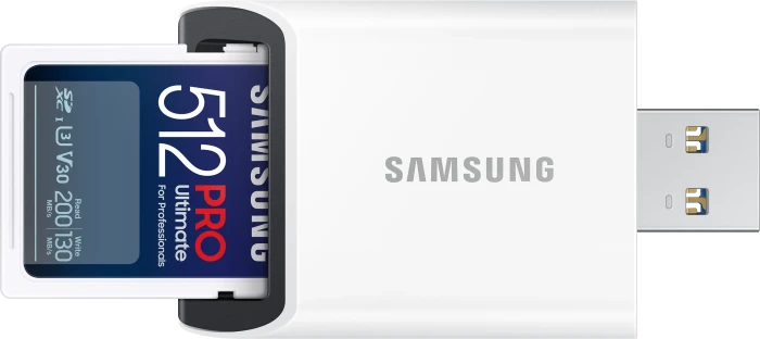 Samsung PRO Ultimate R200/W130 512GB USB-Kit, UHS-I U3, Class 10