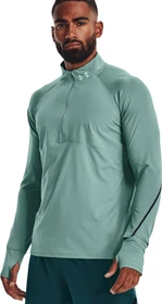 Under Armour Qualifier Run 2.0 Half Zip Laufshirt langarm fresco green/black (Herren)