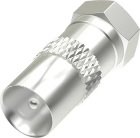 Hama SAT-Adapter, F-Stecker - Koax-Stecker