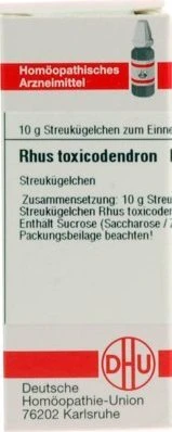 DHU Rhus toxicodendron Globuli D30, 10g