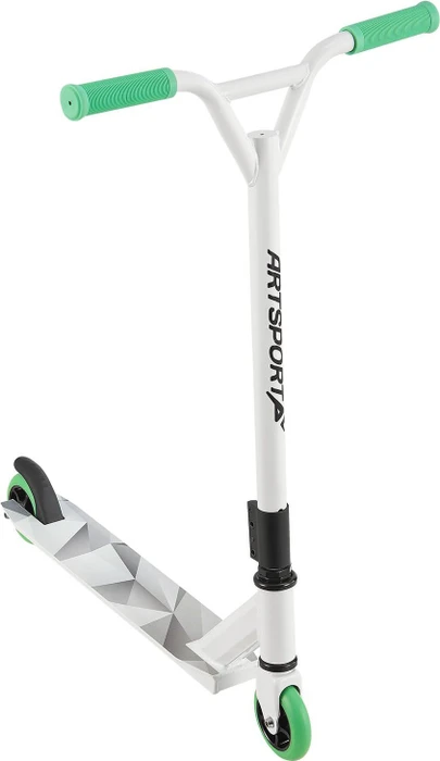 Juskys Stunt Scooter grün/weiß