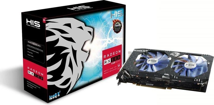 HIS Radeon RX 580 IceQ X² Turbo, 8GB GDDR5, DVI, HDMI, 3x DP