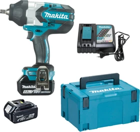 Makita DTW1002RTJ Akku-Schlagschrauber inkl. MAKPAC + 2 Akkus 5.0Ah
