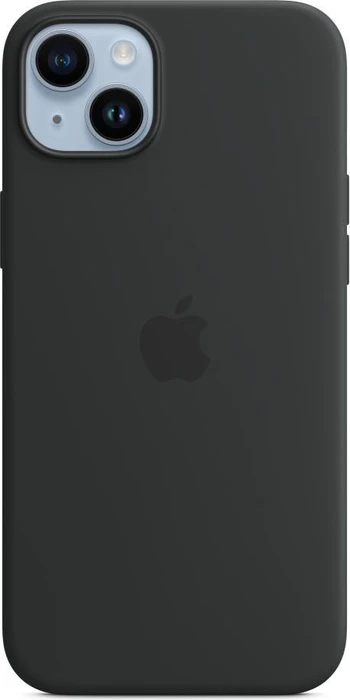 Apple Silikon Case mit MagSafe für iPhone 14 Plus Mitternacht