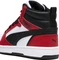 Puma Rebound V6 Mid puma white/puma black/for all time red (Junior) Vorschaubild