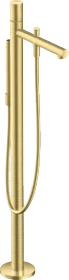 Hansgrohe AXOR Uno Einhebel-Wannenmischer bodenstehend mit Zerogriff brushed brass