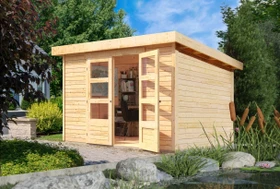 Karibu Askola 5 Gartenhaus natur