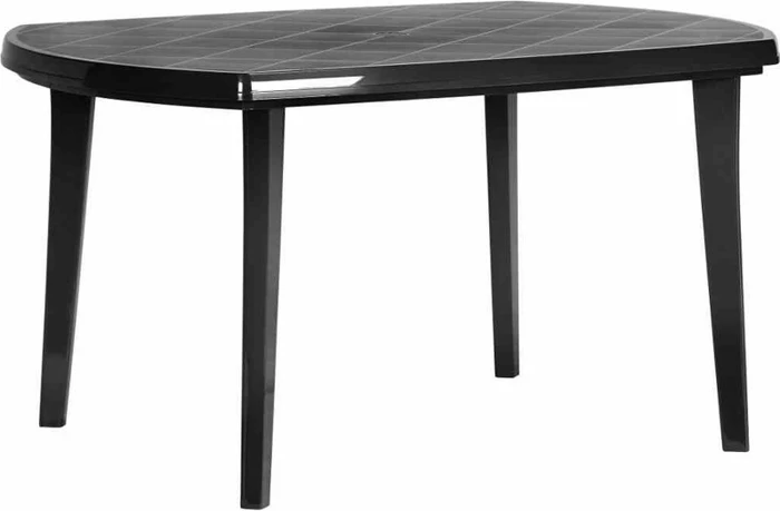Keter Allibert Elise Gartentisch 137x90cm graphit