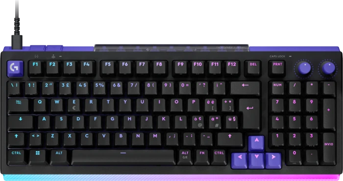 Logitech G512 X 98 TMR, schwarz, Dual-Swap analog/mechanisch, taktil, USB, IT