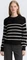 Tom Tailor Strickpullover mit leichten Ballonärmeln Strickpullover placed black white stripe (Damen) Vorschaubild
