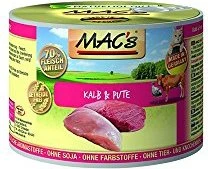 MAC's Cat Kalb und Pute Adult, 2.40kg (6x 400g)
