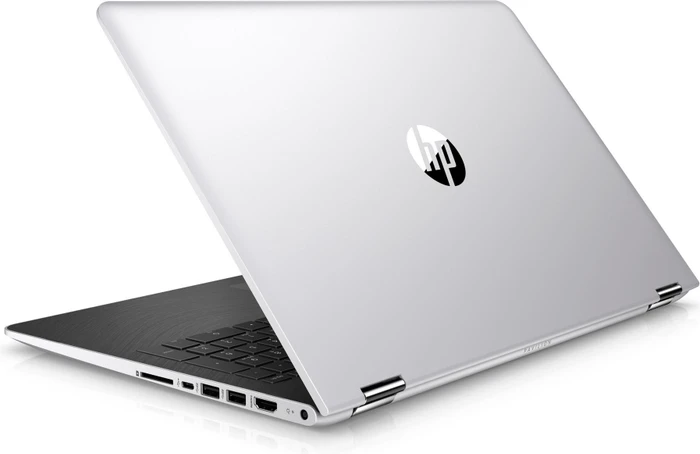 HP Pavilion x360 15-br009ng, silber, Core i5-7200U, 8GB RAM, 256GB SSD, DE